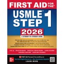 کتاب First Aid for the USMLE Step 1 2026 تمام رنگی